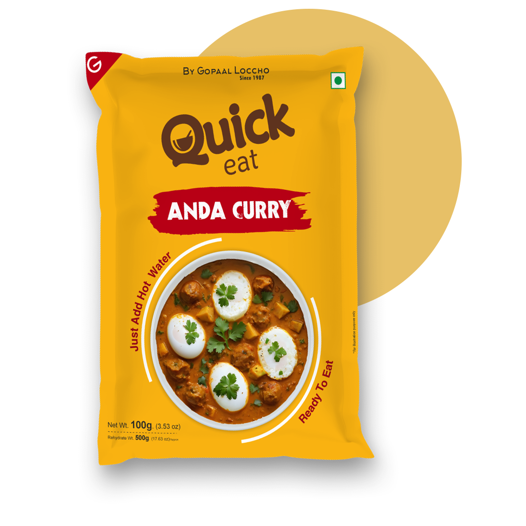 Quick Eat Anda Curry by Gopaal Loccho