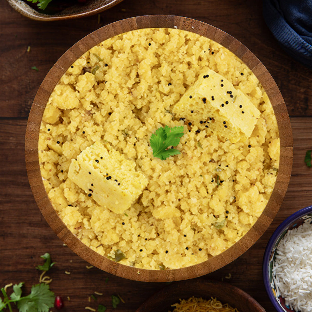 Quick Ready to Eat Surti Daal Khaman – Instant Crushed Khaman