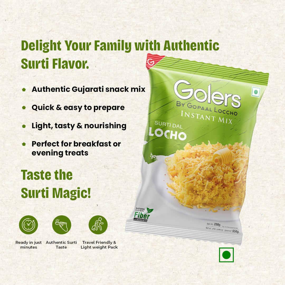 Golers Surti Dal Locho Instant Mix