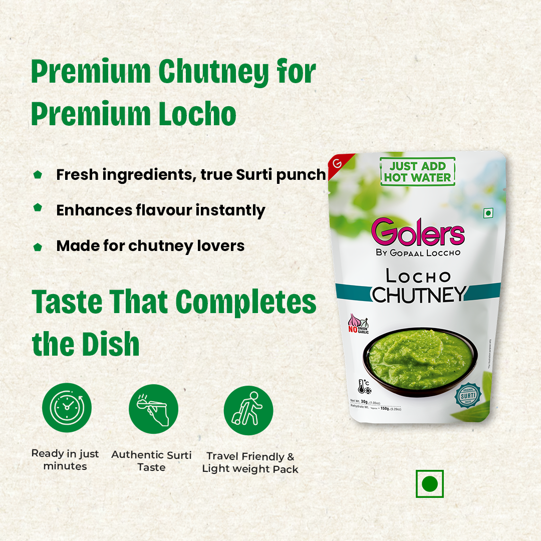 Golers Instant Locho Chutney Premix - Just Add Water