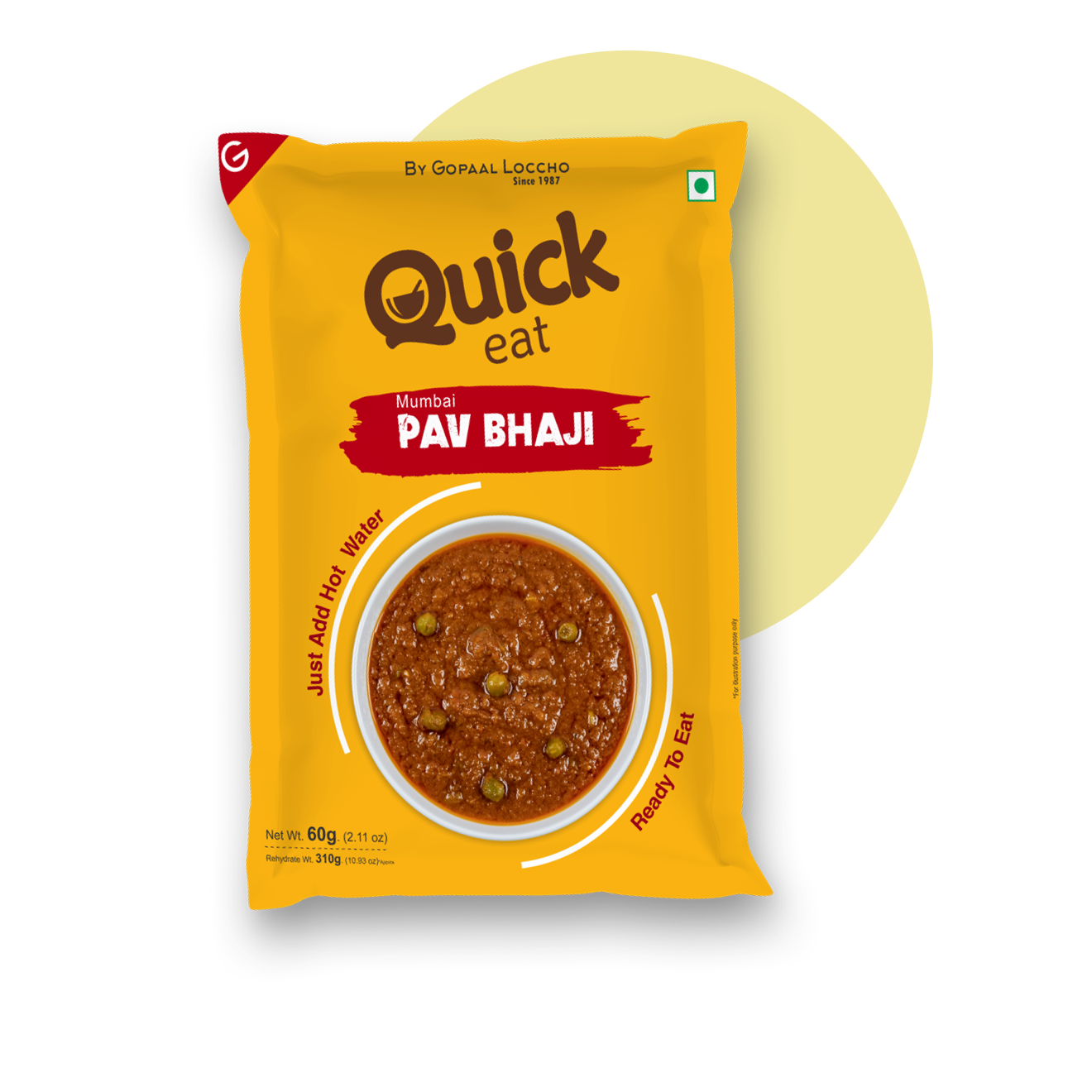 Quick Eat Mumbai Pav Bhaji – Instant Street-Style Meal