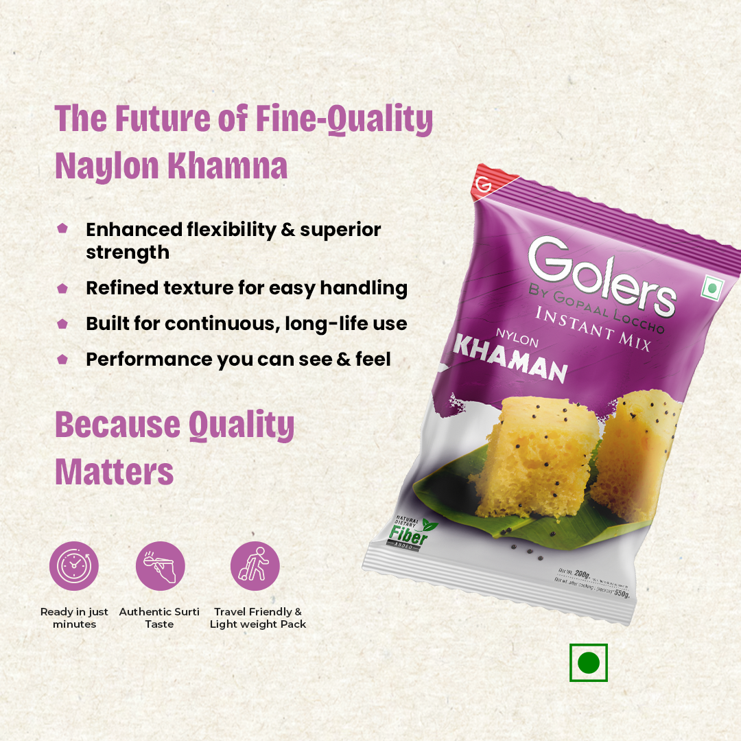 Golers Nylon Khaman Instant Mix