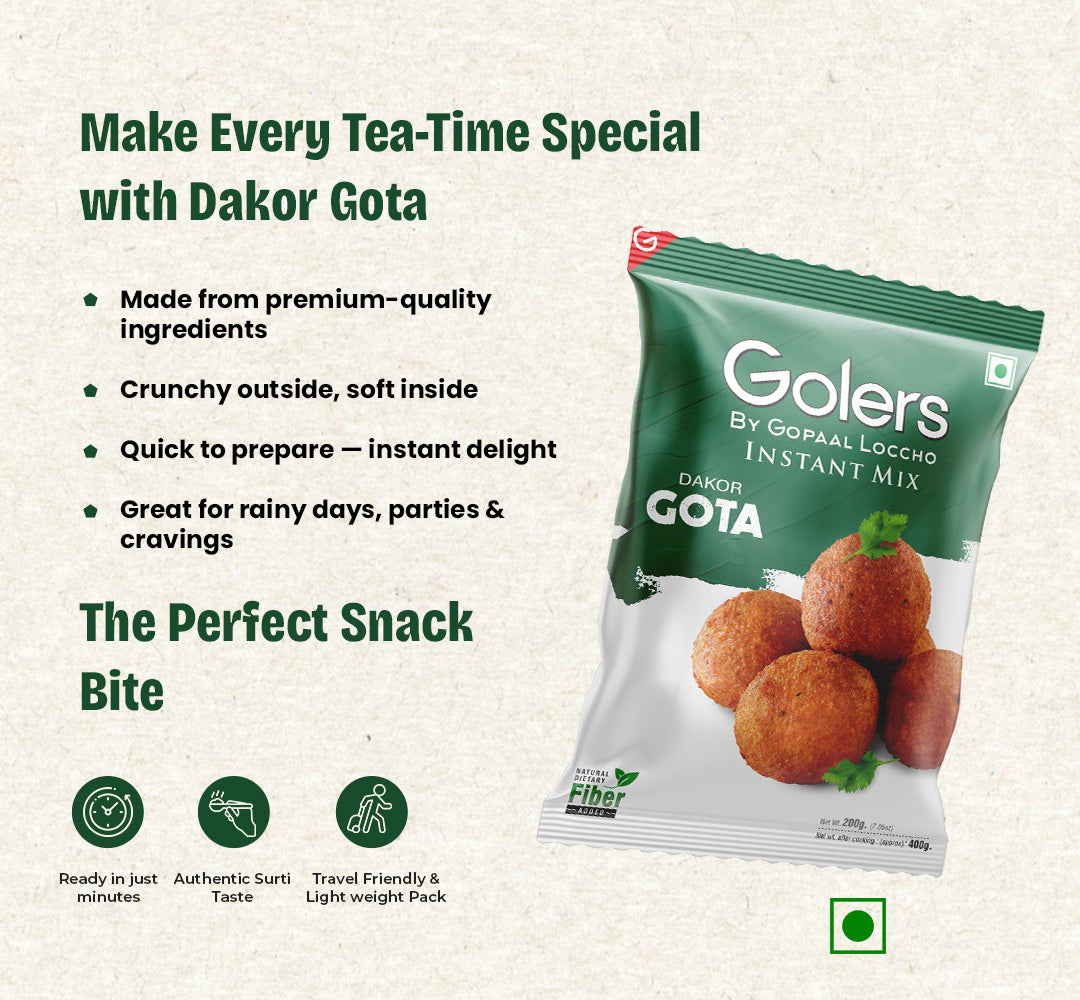 Golers Dakor Gota Instant Mix