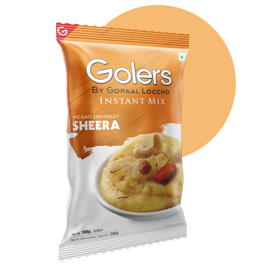 Golers Kesar Dryfruit Sheera Instant Mix