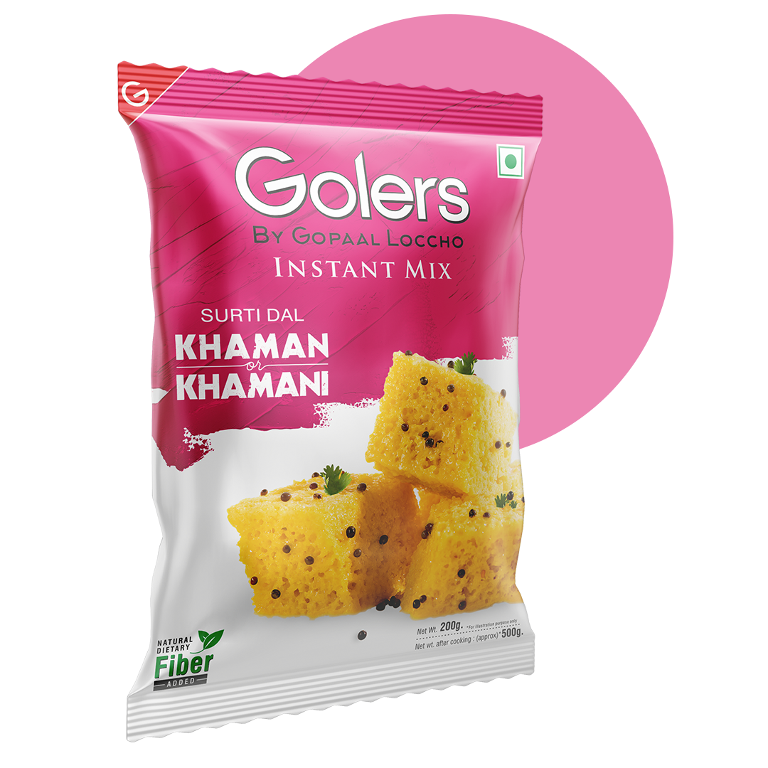Golers Surati Dal Khaman or Khamani Instant Mix