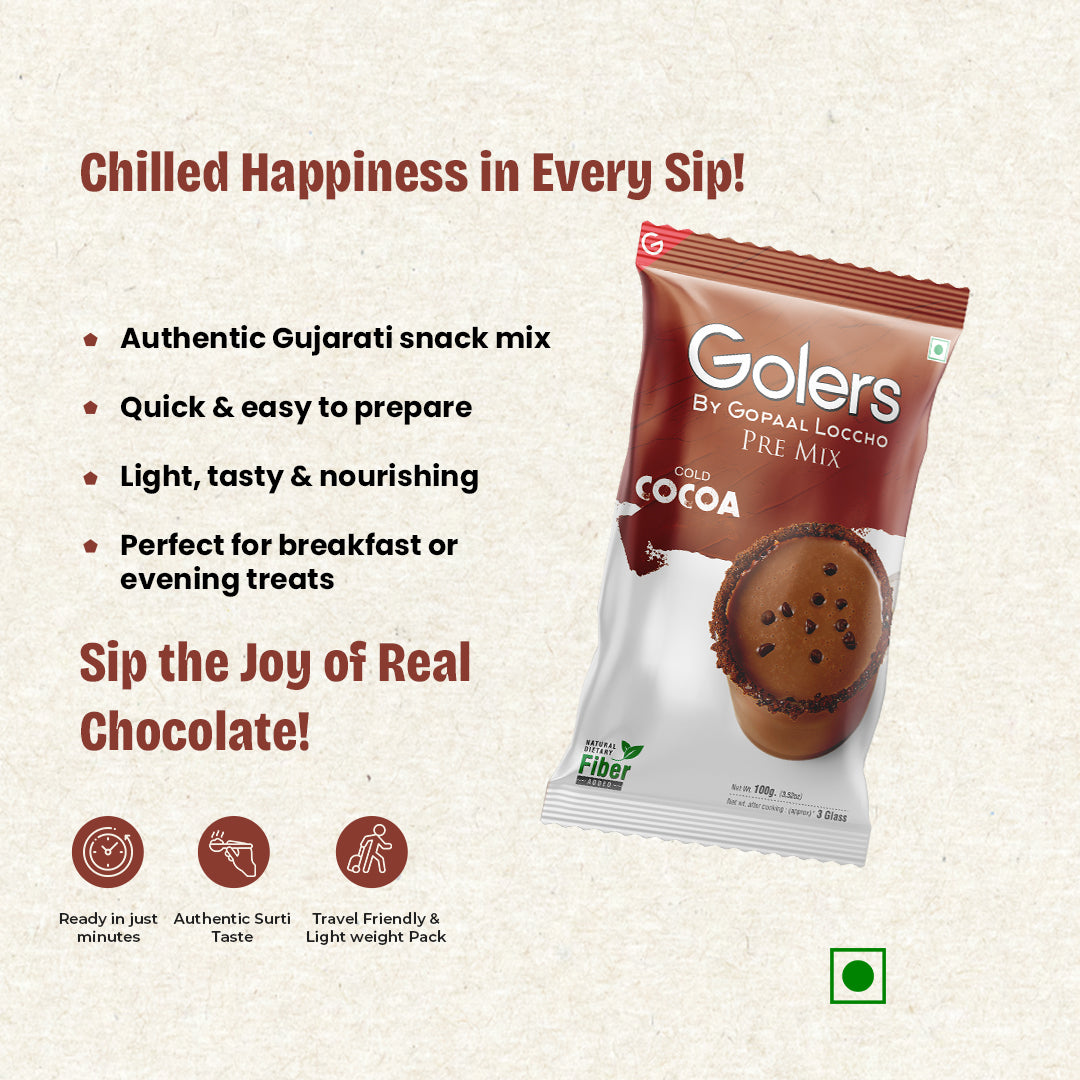 Golers Surti Cold Cocoa – Rich, Thick & Decadent Chocolate Beverage
