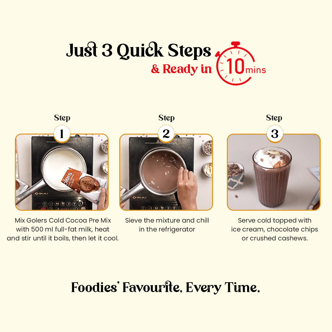 Golers Instant Cold Cocoa Premix Powder