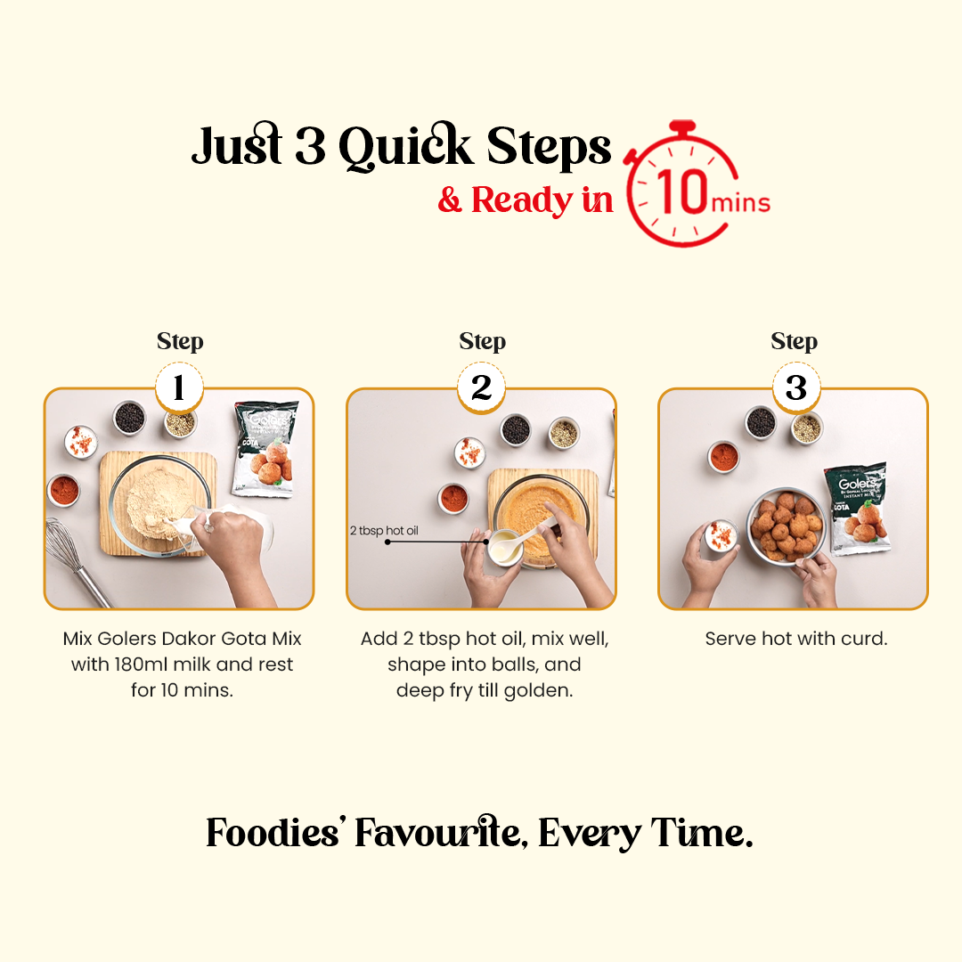 Golers Dakor Gota Instant Mix
