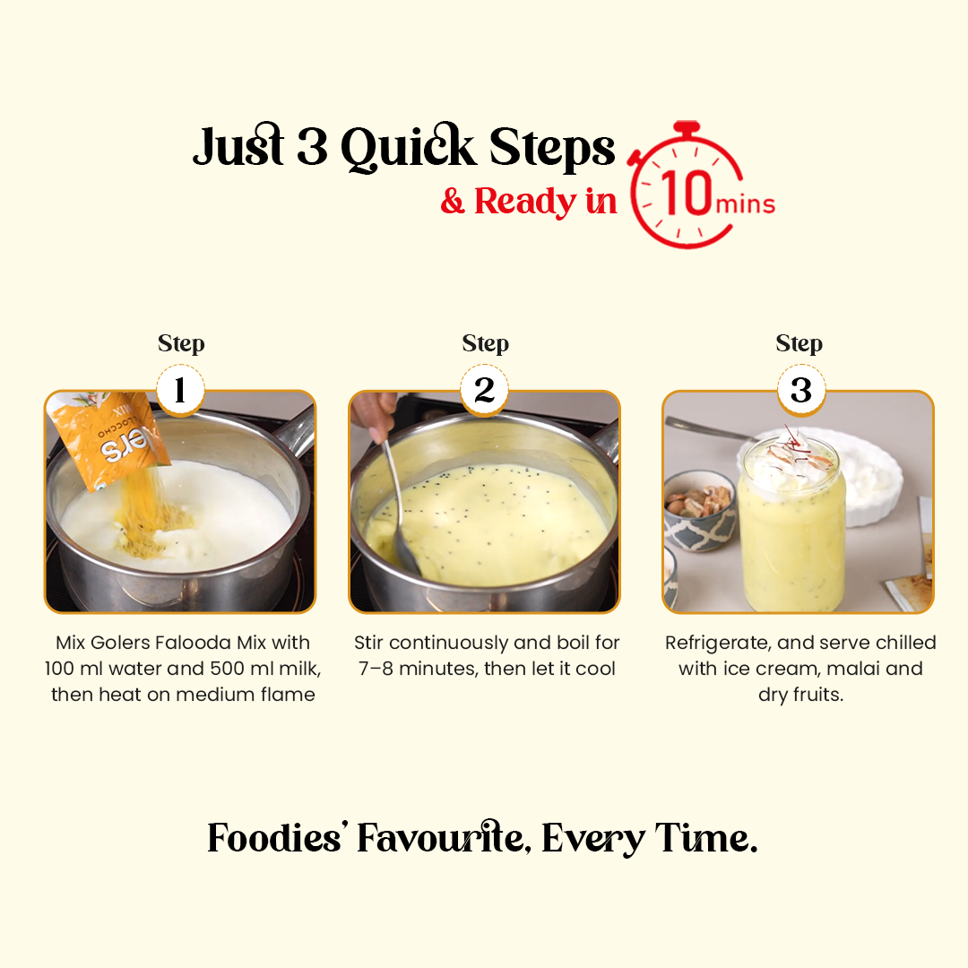 Golers Rajbhog Falooda Instant Premix by Gopaal Loccho