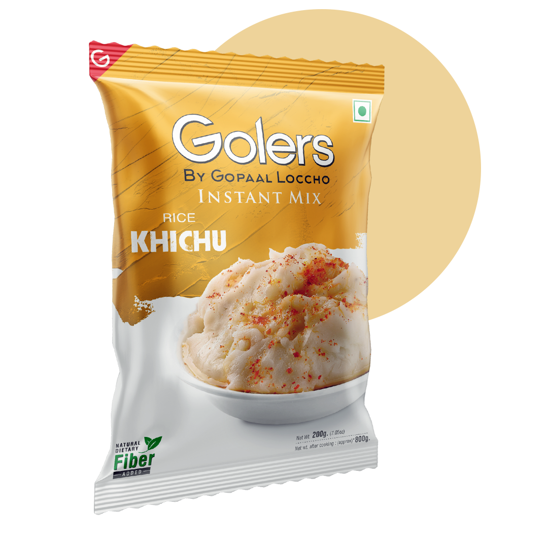 Golers Rice Khichu Instant Mix by Gopaal Loccho