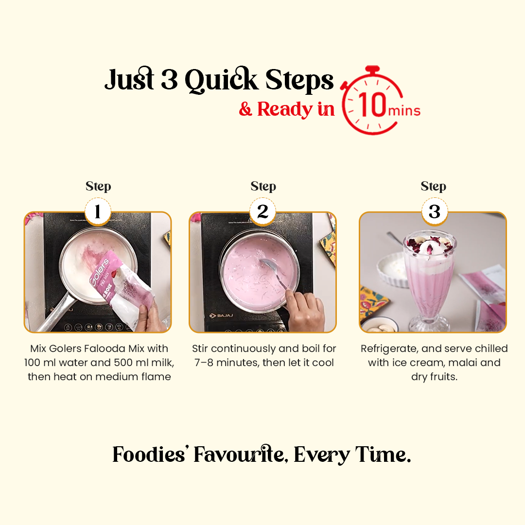 Shahi Rose Falooda Instant Mix