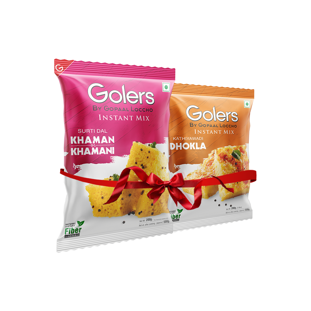 Instant Mix Surati Khaman, Gujarati Dhokla Pack Of 2 Combo