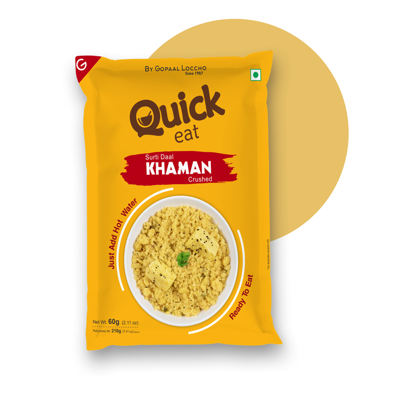Quick Eat Surti Daal Khaman – Instant Crushed Daal