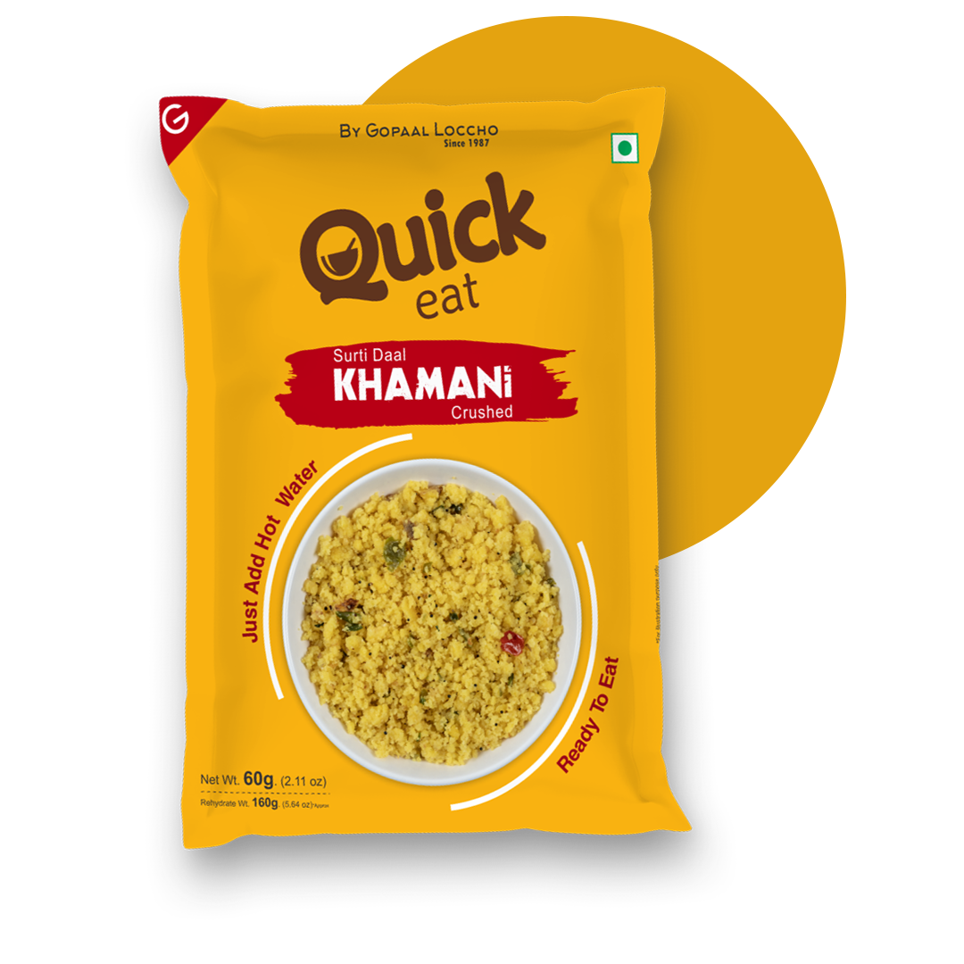 Quick Eat Surti Daal Khamani – Instant Crushed Snack