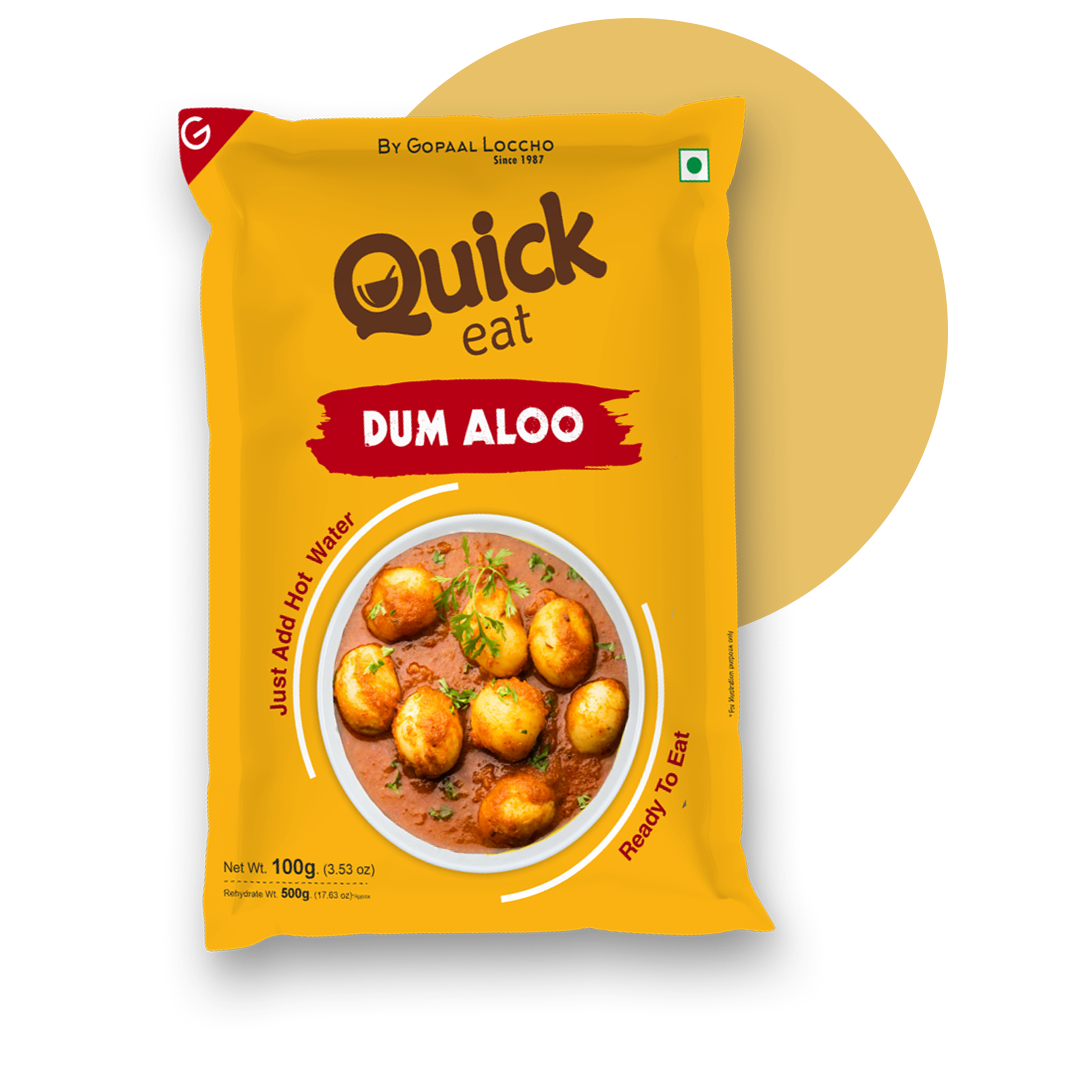 Quick Eat Dum Aloo – Instant Indian Curry