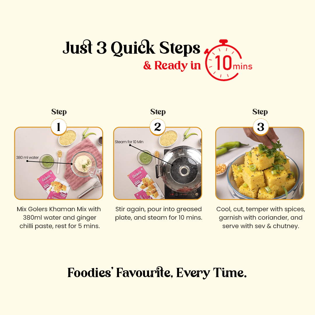 Instant Khaman Dhokla Mix Recipe