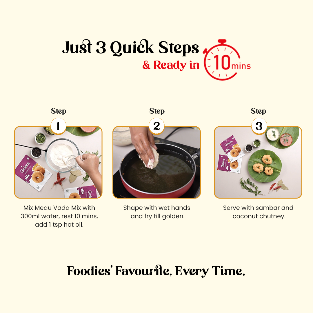 Golers Medu Vada instant Mix
