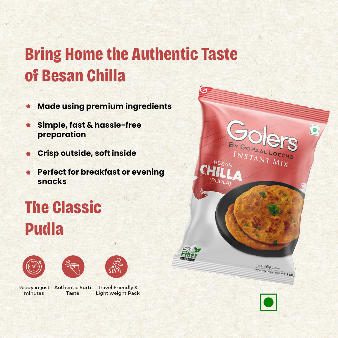 Golers Besan Chilla Instant Mix