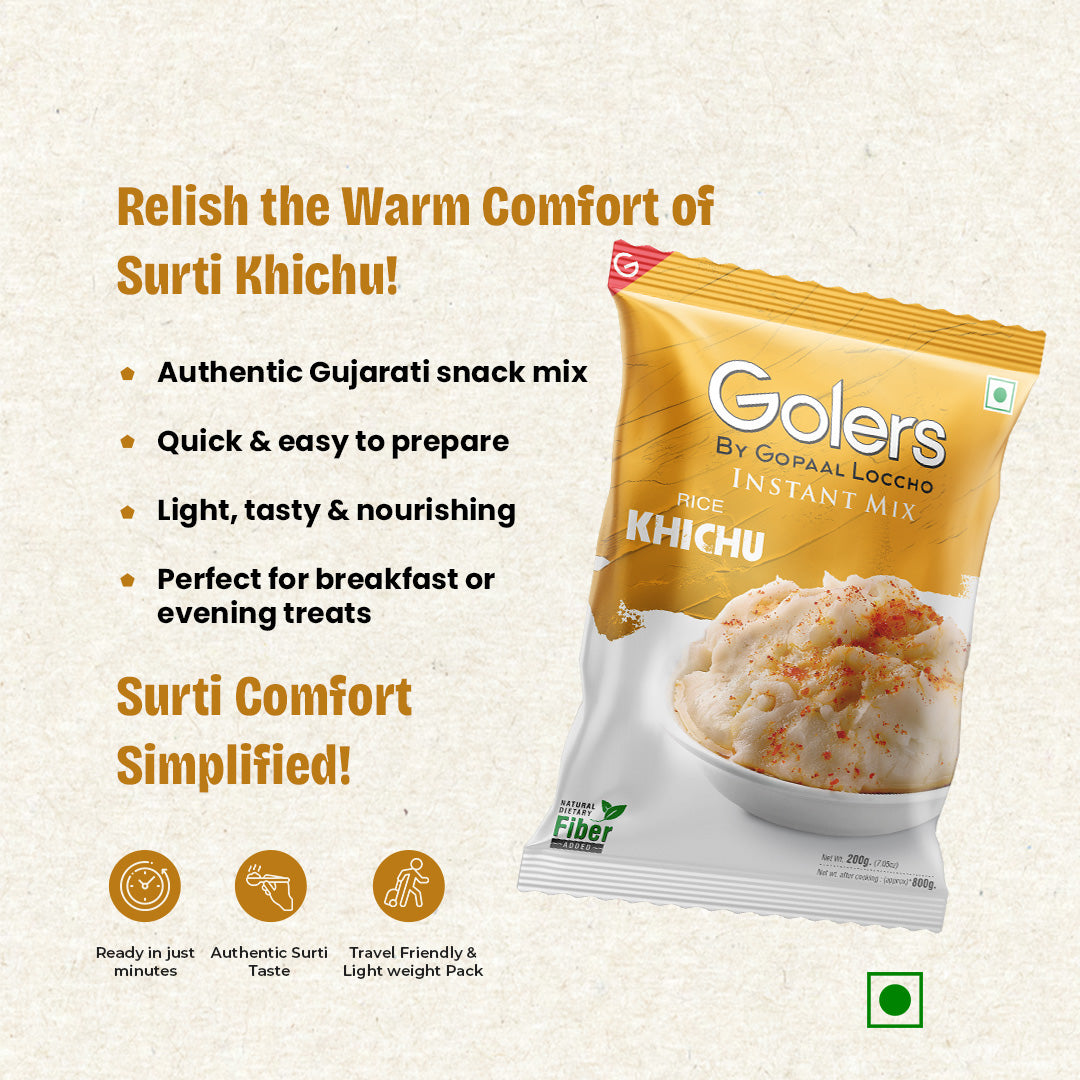 Golers Rice Khichu Instant Mix Flour