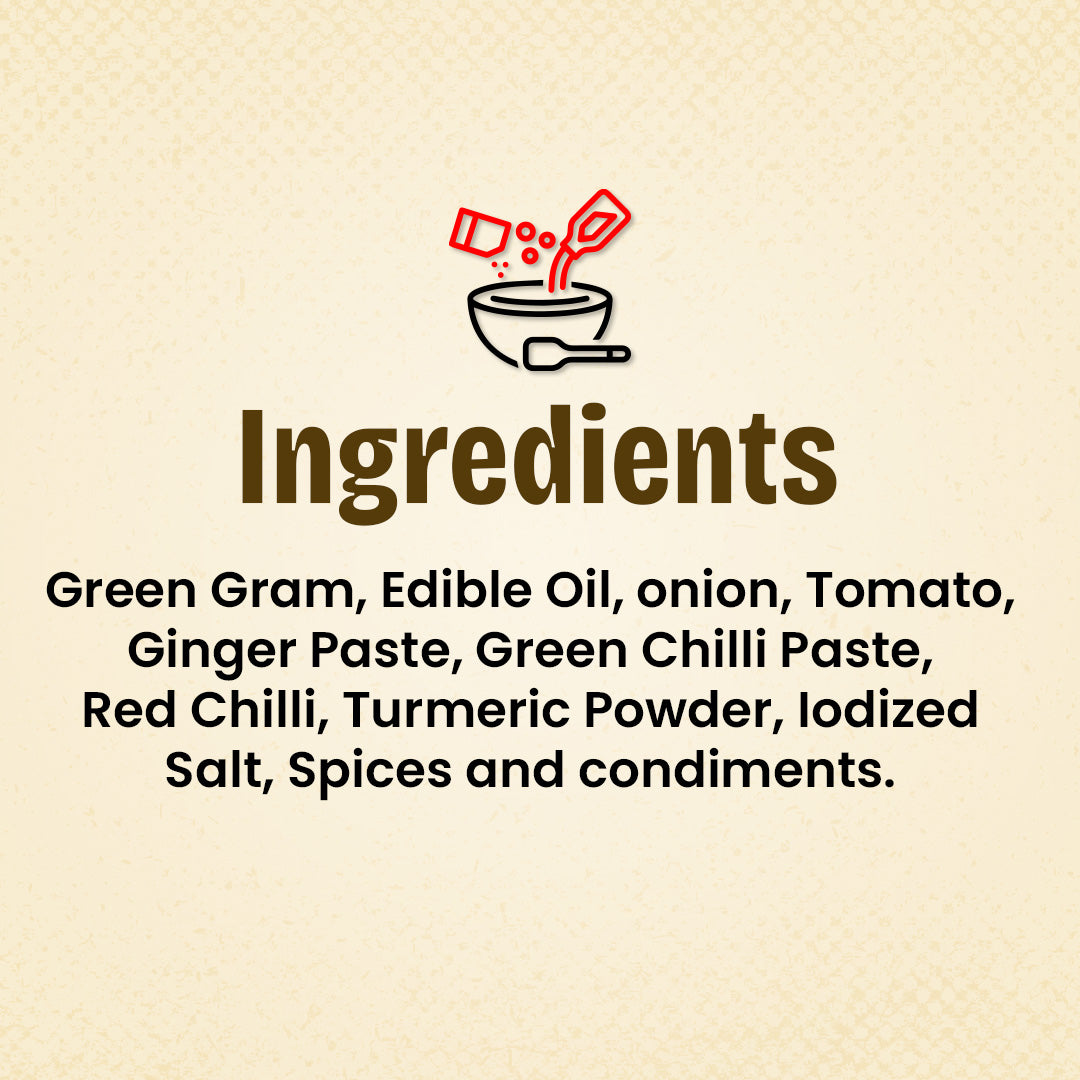 Golers Ready To Eat Mung Sabji - Just Add Hot Water