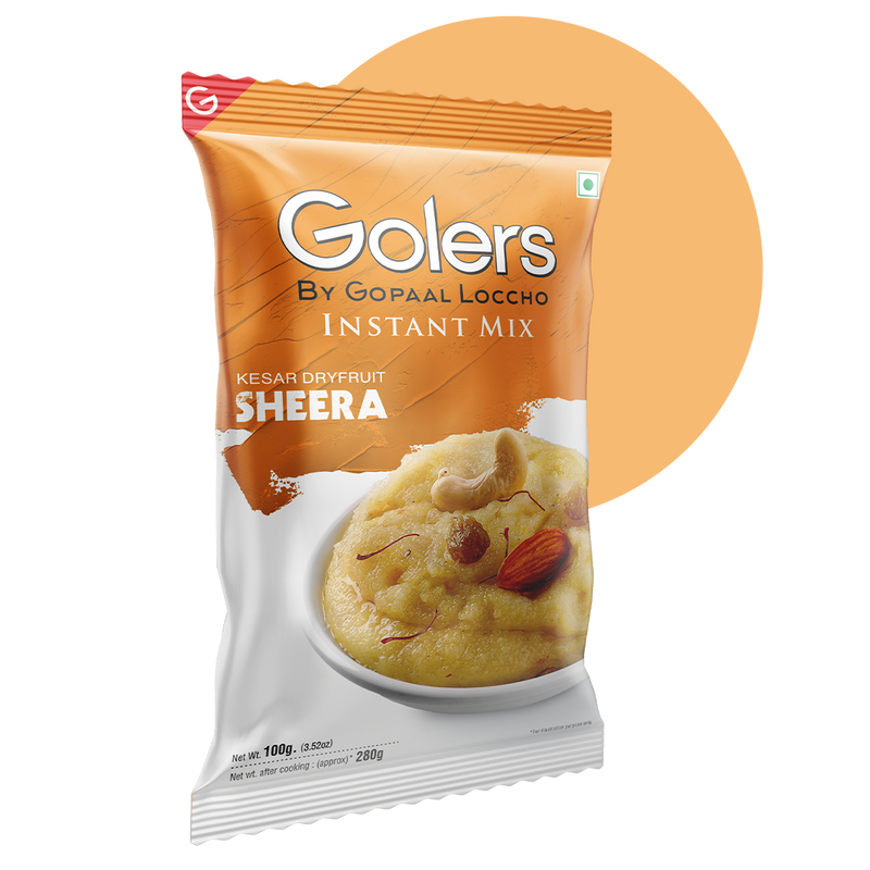 Golers Kesar Dryfruit Sheera Instant Mix