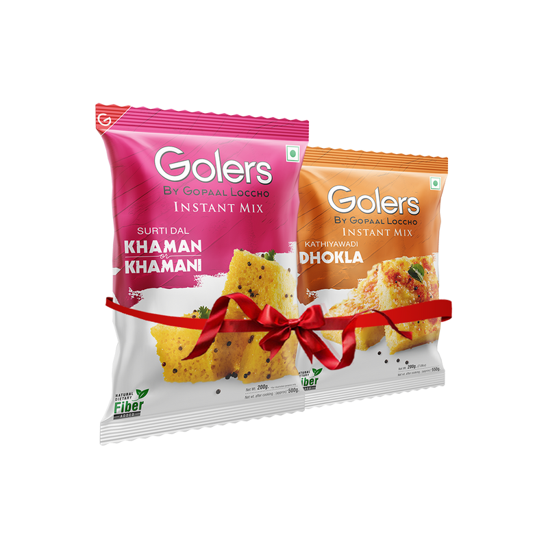 Instant Mix Surati Khaman, Gujarati Dhokla Pack Of 2 Combo