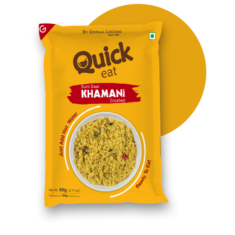 Quick Eat Surti Daal Khamani – Instant Crushed Snack