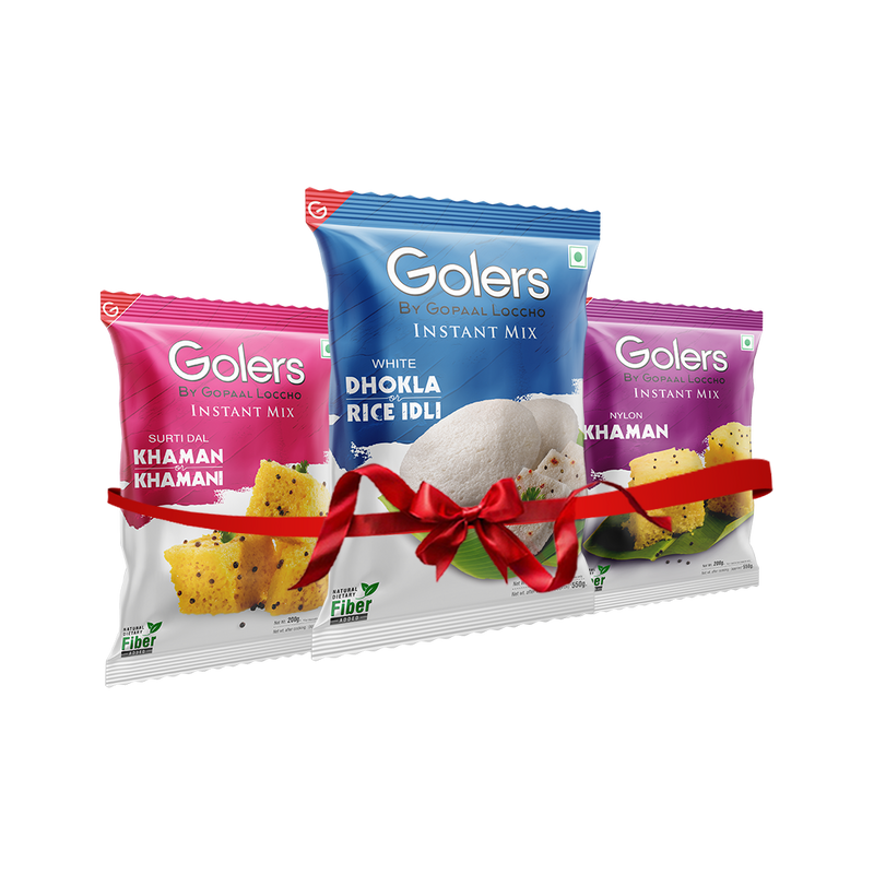 Instant Mix Khaman, Nylon Khaman, White Dhokla Pack Of 3 Combo