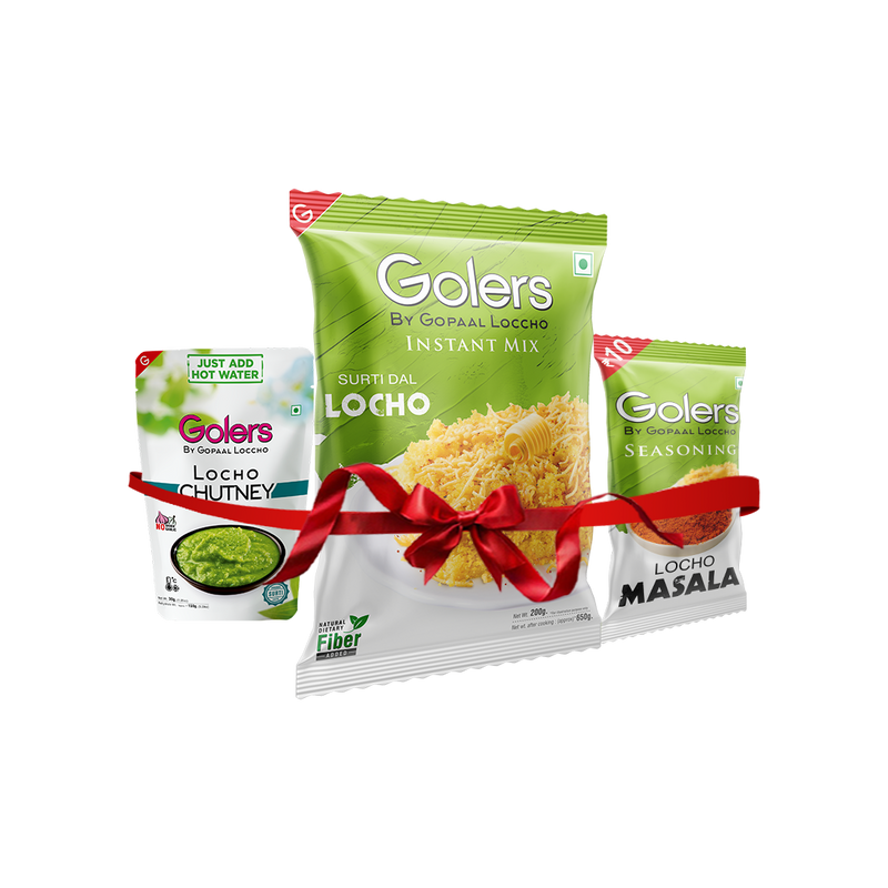 Instant Mix Surti Locho, Chutney, Special Masala Pack Of 3 Combo