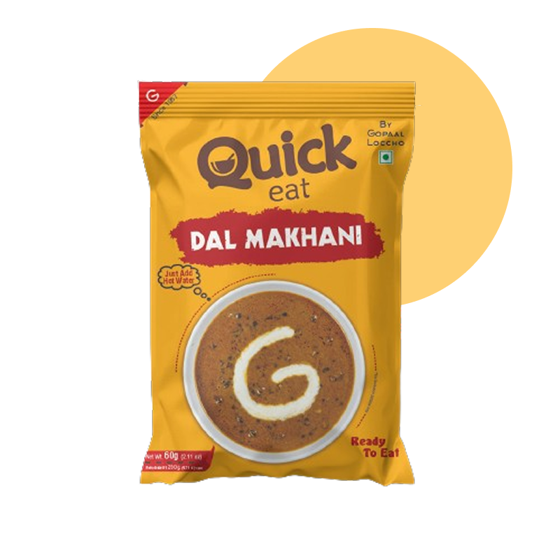 Golers Ready To Eat Dal Makhani - Just Add Hot Water