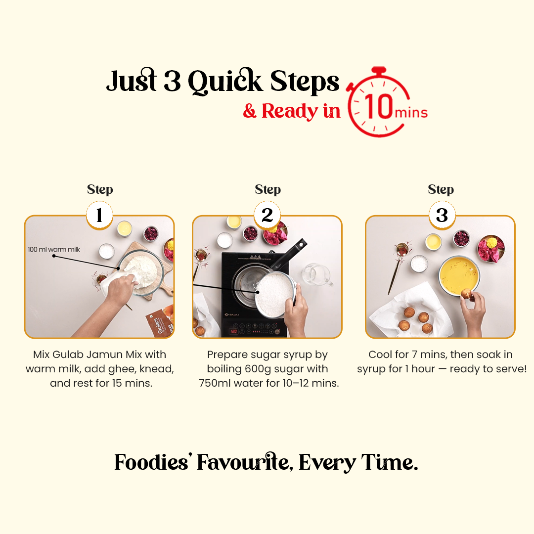 Golers Gulab Jamun Instant Mix by Gopaal Loccho