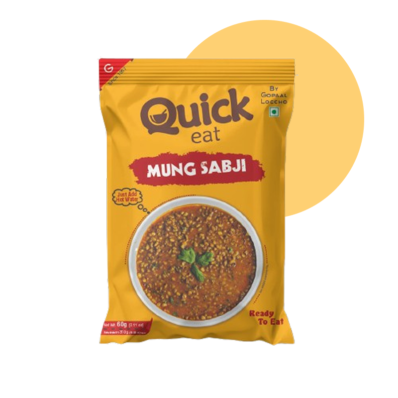 Golers Ready To Eat Mung Sabji - Just Add Hot Water